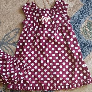 Polka Dot Kids Casual Dress
